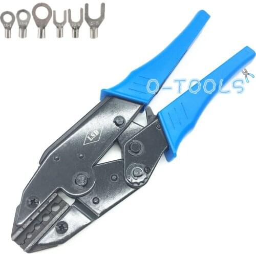 Multifunctional hand crimping tool pliers for non-insulated terminals cable link 2,4,6,10mm2 hexagon type LS-210TX
