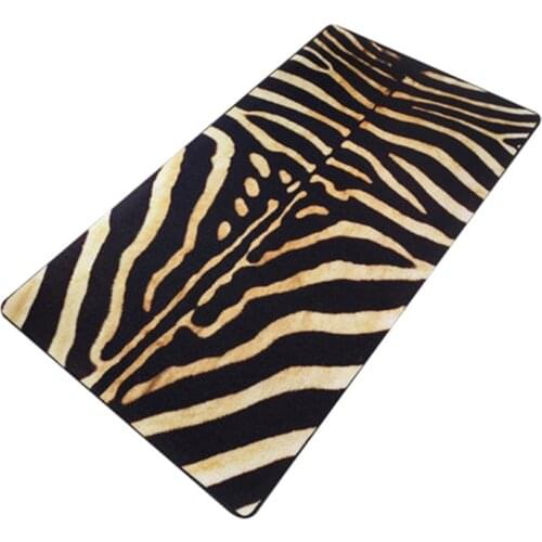 Fashion Nordic style sexy Tiger skin Stripes Carpets for Living Room Velvet Artificial Leather Rugs/Carpet Bedroom Antiskid Mats