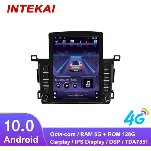 9.7" Vertical Style Tesla Screen Android 10.0 Car Radio GPS Navigation multimedia player for TOYOTA RAV4 2013 -2018