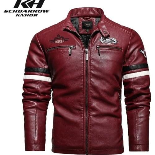 Mens Leather Jackets Mens Motorcyclec Jacket Coat Men Casual Handsome Embroidery Biker PU Leather Jacket Male Jaqueta de couro