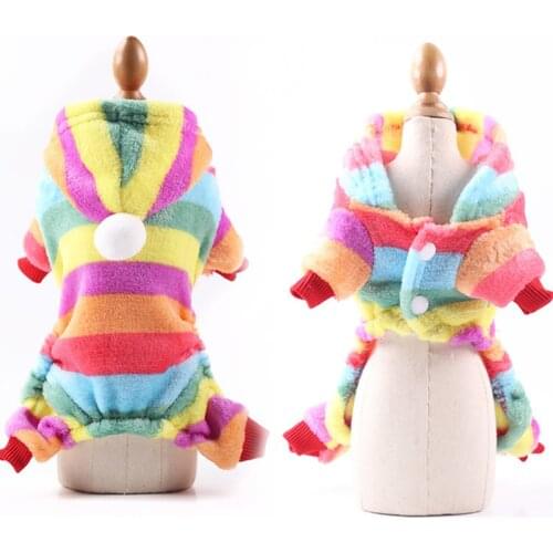 Soft Warm Pet Dog Clothes for Dogs Jumpsuits Fleece Dog Coat Jacket Pet Pajamas Chihuahua Clothing for Dogs Outfit Pets Clothing