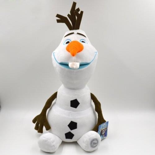 Disney Stuffed Animals Plush Toys 50cm Frozen Olaf Cartoon Animals Toys Snowman Olaf Soft Plush Doll For Children Gift Toys
