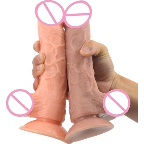 Soft Realistic Dildo Fake Penis Toy Adult Masturbator Dick Sex Toys For Women Erotic Suction Cup Small Dildo Sex Products