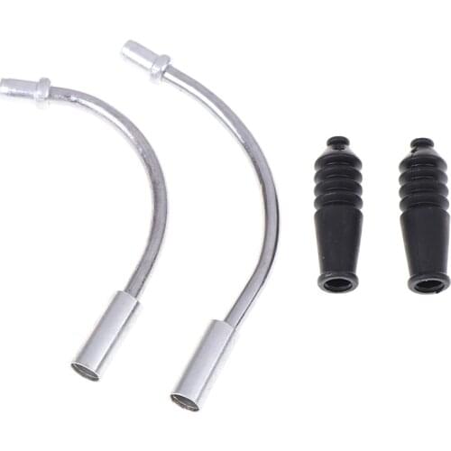 Bike Bicycle V Brake Cable Guide Pipe Tube Hose Accessories With Rubber Cover