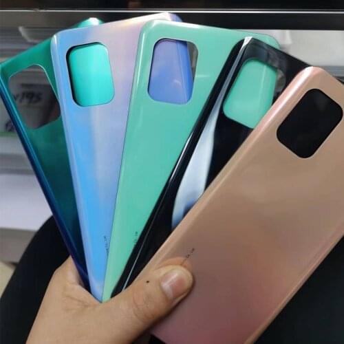 Back Battery Cover For Xiaomi Mi 10 Lite Rear Glass Mi10 Lite 5G Housing Door Case For Xiaomi Mi 10 Lite Battery Cover Case