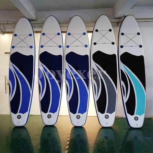 Wholesale Manufacturer Stand Up Paddle Board Sup Surfing Inflatable Fishing Board 320X75x 15cm