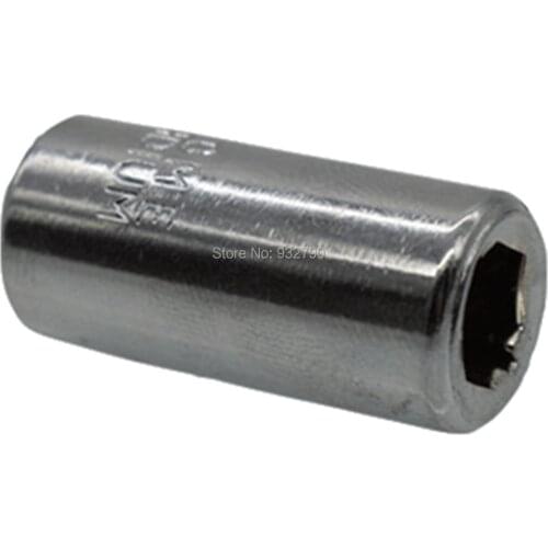 Bit Adaptor 1/4-inch Square to 1/4-inch Quick Release Bit Adaptor Chuck Converter 1/4" to 1/4" Impact Wrench Socket Bit Adapter