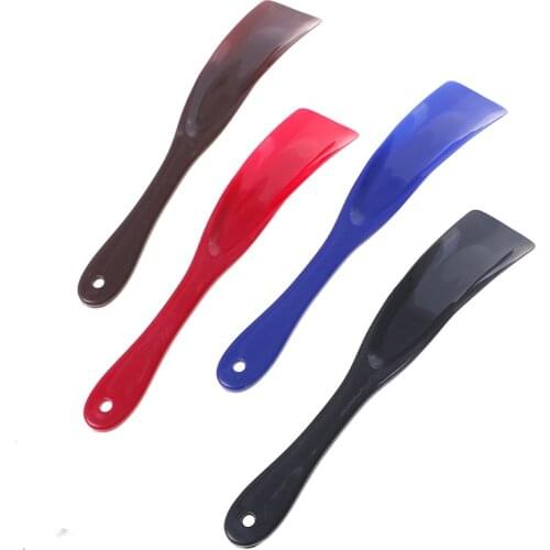 4Colors Professional 19.5cm Shoe Horns Plastick Shoe Horn Spoon Shape Shoehorn Shoe Lifter Flexible Sturdy Slip