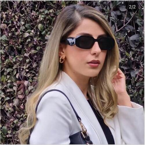 2021Classic Retro 90S Sunglasses Women Brand Vintage Travel Small Rectangle Sun Glasses For Female Oculos Lunette De Soleil Femm