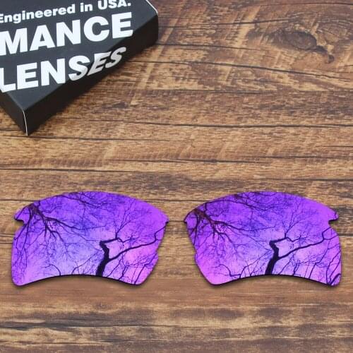 ToughAsNails Polarized Replacement Lenses for Oakley Flak 2.0 XL Sunglasses Purple Mirrored (Lens Only)