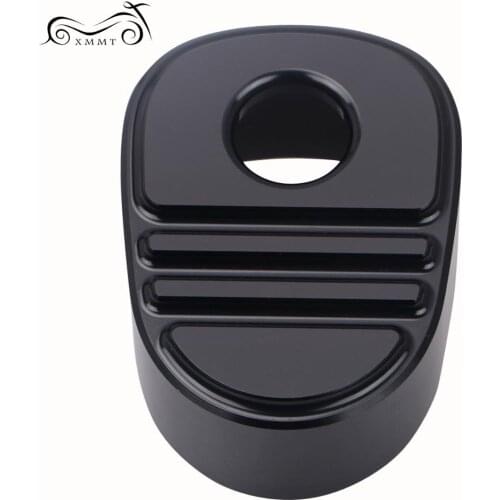 Motorbike Tri Line Ignition Switch Cover For Harley Touring Electra Road Glide FLH 2014 2015 2016 2017 2018 2019 Black