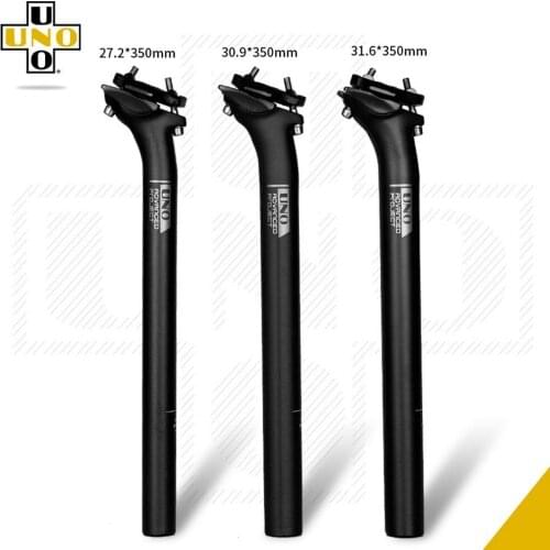 UNO Mountain Road Bike Aluminum Alloy Ultra-light Hard Rear Floating Seat Pipe Rod 27.2/31.6/30.9 X 350m