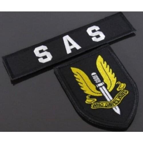 UKSF United Kingdom Special Air Service British Special Forces SAS Patch Who Dares Win EMBROIDERED EMBLEM PATCH BADGE