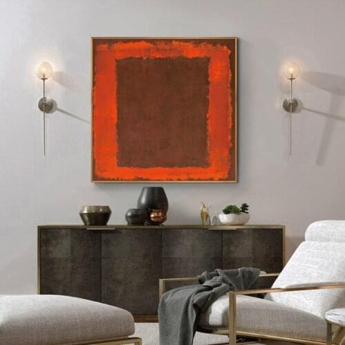 Abstract Color Printed Unique Canvas Oil Painting colorful Wall Art Prints Modern Style Living room decor Aisle Lobby picture