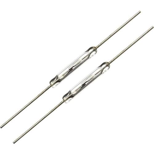 110 pcs Reed contact 14mm x 2mm Miniature reed contact Reed switch 44mm length