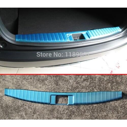 For Honda VEZEL 2014 2015 2016 Stainless Steel Interior Inner Rear Bumper Sill Protector