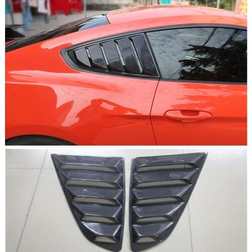 For 15-20 year Ford Mustang blinds MMD carbon fiber side blinds side tuyere blinds window panels