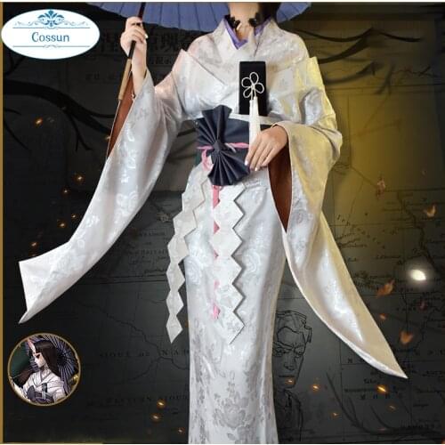 Game Identity V Regulator Michiko Cosplay Costume Women Deluxe Kimono Halloween Carnival Uniforms Fancy Dress Custom Made