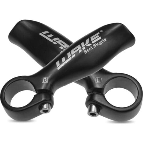 1 Pair Road Mountain Bicycle Handlebar Horns On Bicycle Handlebar Bike Bar End Bicycle Steering Wheel Aluminum alloy Bar