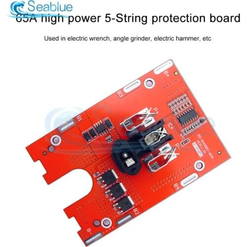 18650 Power Tool Lithium Battery Protection Board High/Standard Configuration 65A High Power With DC Seat