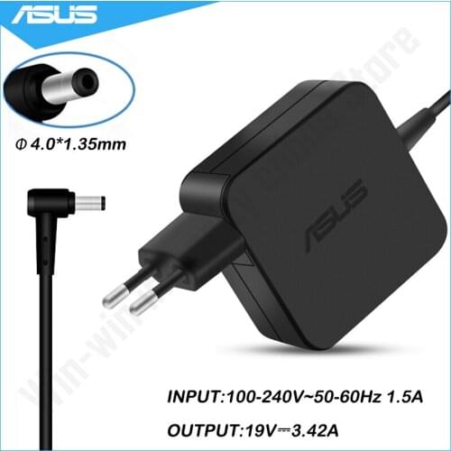 19V 3.42A 65W 4.0*1.35mm Original Laptop AC Adapter Power Charger For Asus X540 X541S X541U F553 F553M X553 X556U X556UR Laptop