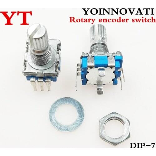 20pcs/lot Rotary encoder switch five feet short handle Best quality