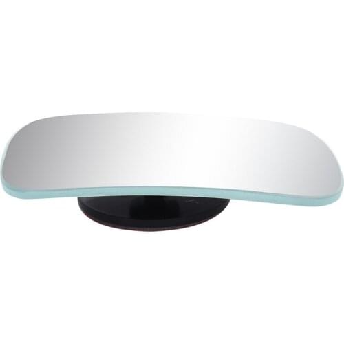 Car Blind Spot Mirror Adjustable Reversing Mirror Glass Wide Angle Mirror Convex Rearview Mirror for Safety Parking