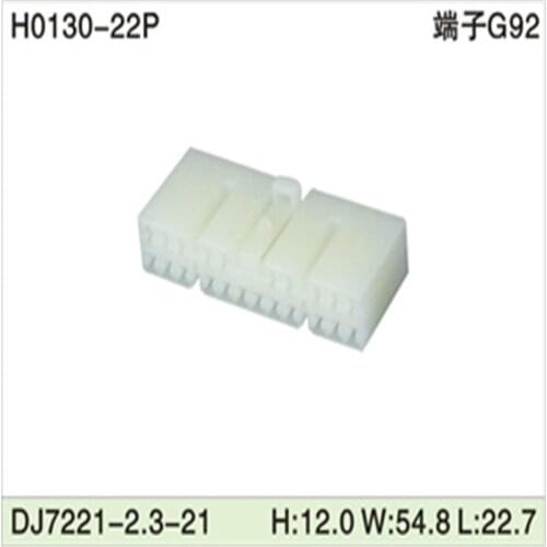 Free shipping 200pcs DJ7221-2.3-21 22Pin 2.3mm AMP Car Electrical Wire Connectors for VW,BMW,Audi,Toyota,NISSAN AND other