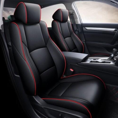 Customized Car Seat Cover For Honda Accord 2018 2019 2020 2021Yeas 10th Generation Waterproof protective Full Seat Cushion