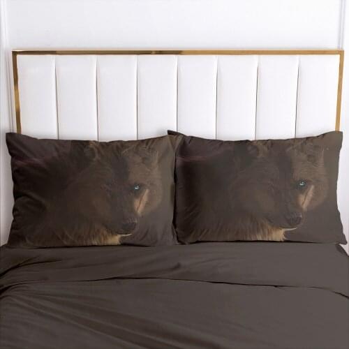 3D Digital Printing Custom Pillow Case Pillowcase 50x70 50x75 50x80 70x70 Decorative Pillow Cover Animal Camel wolf Bedding