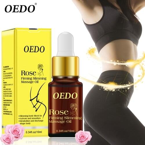 Body Slimming Shaping Massage Essential Oil Rose Anti-Cellulite Weight Loss SN-Hot