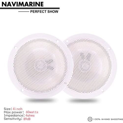 Equipo de sonido 120W 4inch Marine Waterproof Speakers Outdoor Boat Speaker For ATV UTV SPA Golf Cart Yacht UV-Proof Motorcycle