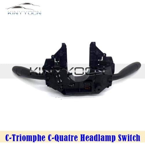 For Citroen C-Triomphe C-Quatre C4 hatchback sedan saloon Headlight Switch Turn Signal Light Adjustment Control Stalk Arm Bar