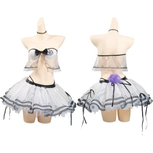 Arknights Summer Flower Skin Rope Cosplay Costumes Sexy Swimwear Skirt Oufits Halloween Carnival Suit