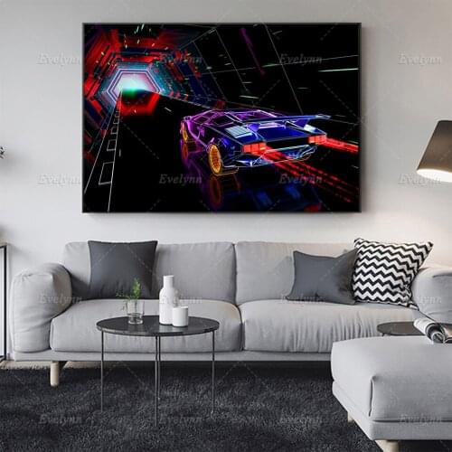 Game Sports Car Abstract Wall Art Poster Modern Hd Print Modular Pictures For Living Room Home Office Decor Canvas Painting