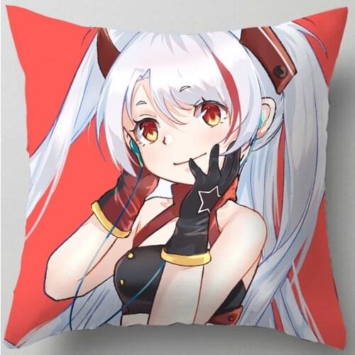 Anime Game Cushion Pillow Case Azur Lane Cartoon Home Car Adult Cushion Waist Pillow Case Child Gift Pillow Case 45*45cm