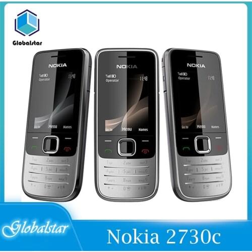 Nokia 2730c refurbished Original phone Nokia 2730 Cheap phones Unlocked GSM WCDMA 3G phone with Russian keyboard Free shipping