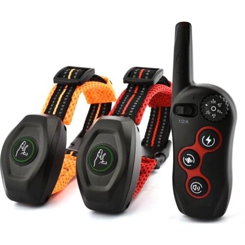 Rechargeable Up to 1300Ft Remote Range Remote With Waterproof 3 Training Modes Beep, Vibration, Shock 2 in 1 Dog Anti Bark Trai