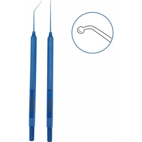 1pc Straight/Angle Shaft Tools Akahoshi Nucleus Manipulator ophthalmic eye instrument Titanium