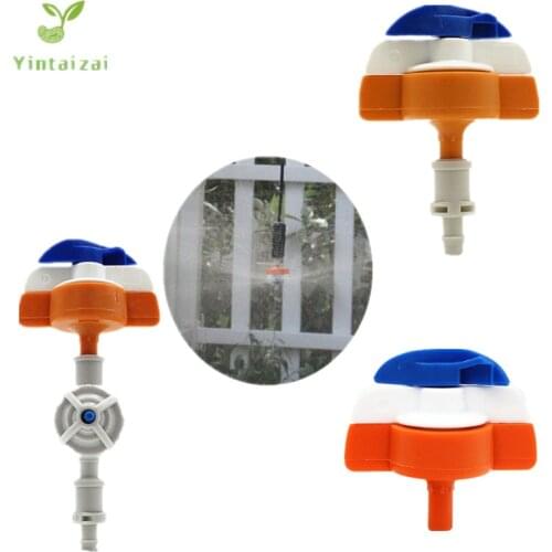 360Degree Rotary Sprinkler With Barb Connector Watering Sprayer Gardening Irrigation Agricultural Sprinkler Drip Fittings
