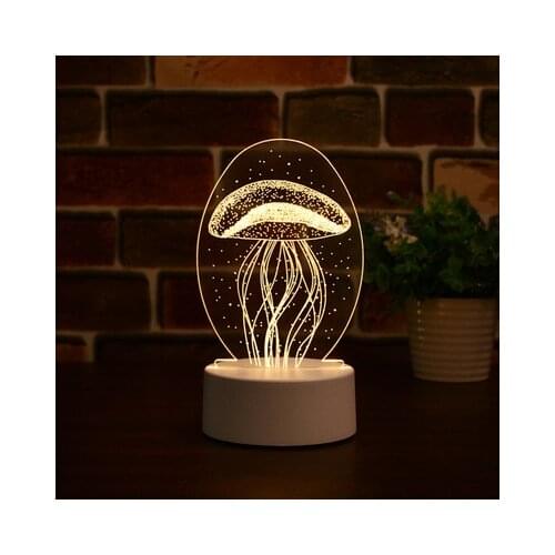 LED Sensor Lights Atmosphere Bedside Night Lamps Hot Friends Game Among us 3D Illusion Desktop Lamp Coffee Table Decor