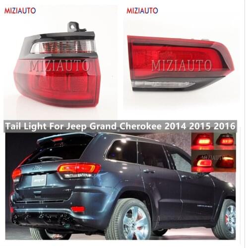 LED Rear Tail Light For Jeep Grand Cherokee 2014 2015 2016 Inner Outer Side Tail Stop Turn Signal Brake Lamp Car Accessories