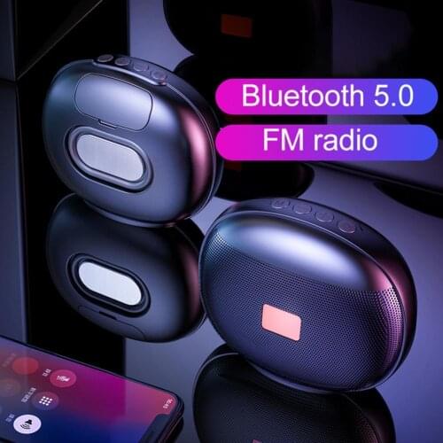 T11 Mini Portable Bluetooth 5.0 Bass Music Player Loudspeaker for Office