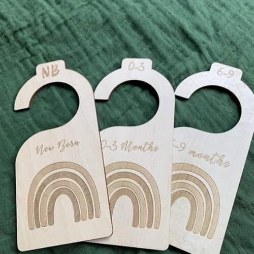 High quality newborn clothes dividers Baby Nursery Closet Clothes Organizers From newborn to 24months