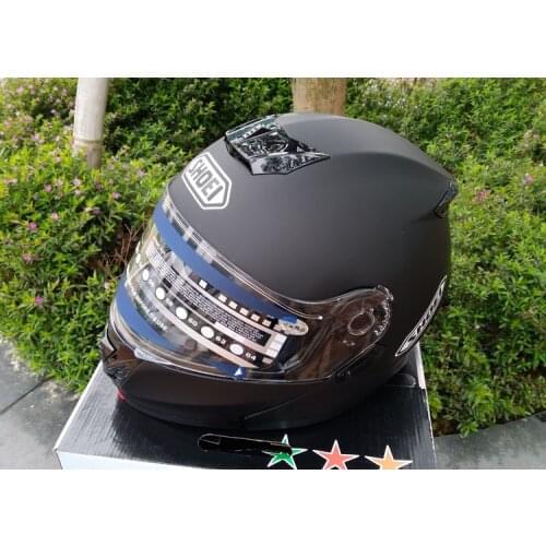 Yukarı çevirmek motosiklet kask tam kask Motosiklet Kask ATV kask Güvenlik çift objektifli mat siyah, Capacete