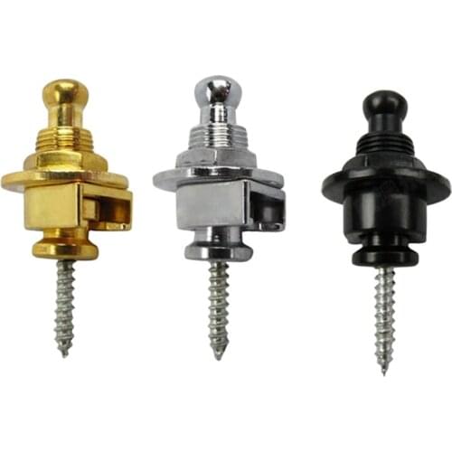 Guitar Strap Lock Straplock Straplok Button for all Acoustic Electric Bass Guitar Strap 3 Colors guitar parts