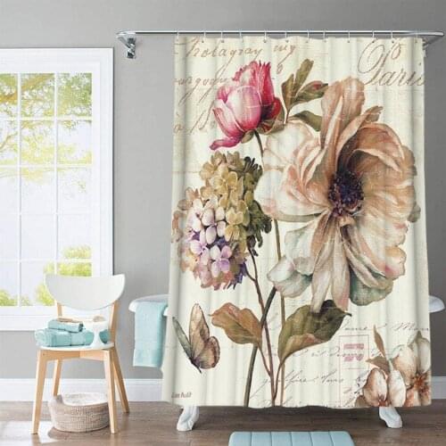 Bohemian Flower Cactus Shower Curtain Luxury Take Bath Bathroom Curtain With 12 Hooks Lovely Sunflowers Home Decor