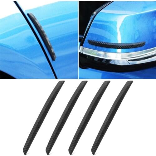 Carbon Fiber Car Door Anti-collision Bumper Strip For Ford Focus 2 3 Fiesta Mondeo Skoda Octavia Rapid Superb Accessories