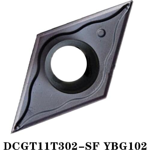 ZC 100% Original DCGT DCGT11T302-SF DCGT11T304-SF DCGT11T308-SF Carbide Insert For Lathe Cutters High Quality 10PCS