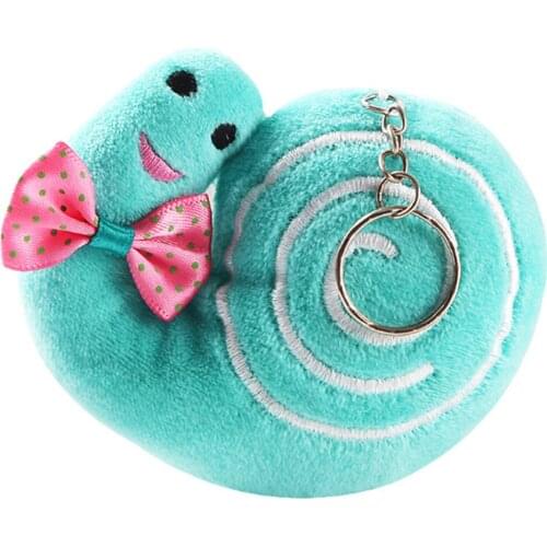 10CM Cartoon lovely snail plush pendent children foreign trade hot style toy activity to give small practical gifts